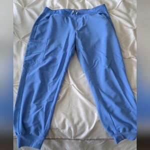 Figs Light Blue Track Joggers